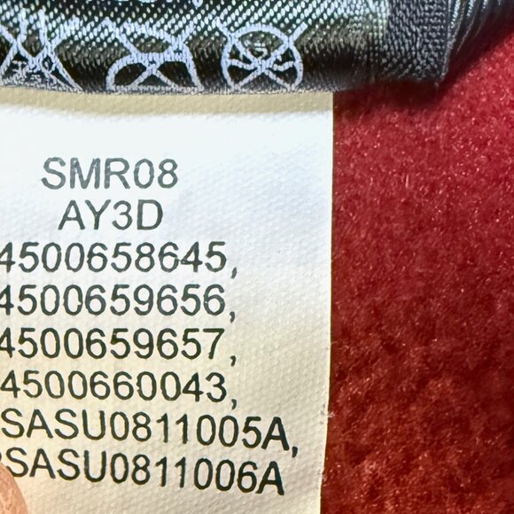 The North Face Full-Zip Fleece Jacket Men’s XL Red/Gray Soft Warm EUC - Picture 7 of 10